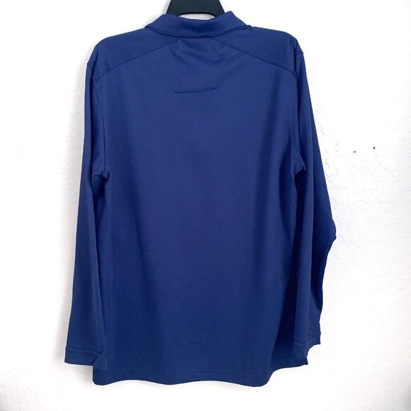 San Soleil Long Sleeve Polo Shirt Performance Fabric UV 50 Sun Protect Cooling - Picture 3 of 10